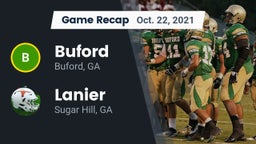 Recap: Buford  vs. Lanier  2021
