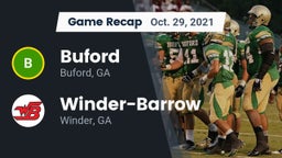 Recap: Buford  vs. Winder-Barrow  2021