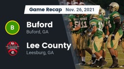 Recap: Buford  vs. Lee County  2021