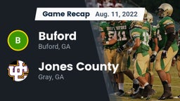 Recap: Buford  vs. Jones County  2022