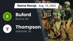 Recap: Buford  vs. Thompson  2022
