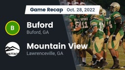 Recap: Buford  vs. Mountain View  2022