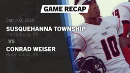 Recap: Susquehanna Township  vs. Conrad Weiser  2016