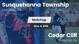 Matchup: Susquehanna vs. Cedar Cliff  2016