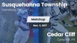 Matchup: Susquehanna vs. Cedar Cliff  2017