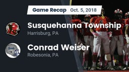 Recap: Susquehanna Township  vs. Conrad Weiser  2018