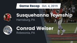 Recap: Susquehanna Township  vs. Conrad Weiser  2019