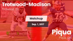 Matchup: Trotwood-Madison vs. Piqua  2017
