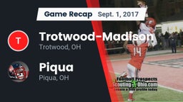 Recap: Trotwood-Madison  vs. Piqua  2017