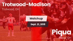 Matchup: Trotwood-Madison vs. Piqua  2018