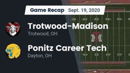 Recap: Trotwood-Madison  vs. Ponitz Career Tech  2020