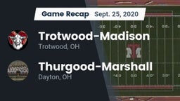 Recap: Trotwood-Madison  vs. Thurgood-Marshall  2020
