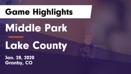 Middle Park  vs Lake County  Game Highlights - Jan. 28, 2020