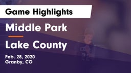 Middle Park  vs Lake County  Game Highlights - Feb. 28, 2020