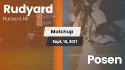 Matchup: Rudyard  vs. Posen  2017