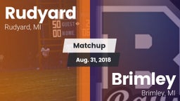 Matchup: Rudyard  vs. Brimley  2018