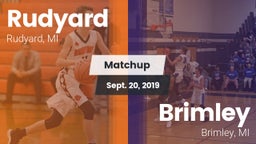 Matchup: Rudyard  vs. Brimley  2019