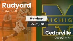 Matchup: Rudyard  vs. Cedarville  2019