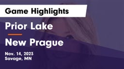 Prior Lake  vs New Prague  Game Highlights - Nov. 14, 2023