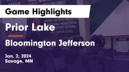 Prior Lake  vs Bloomington Jefferson  Game Highlights - Jan. 2, 2024