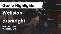 Wellston  vs drumright Game Highlights - Dec. 14, 2018