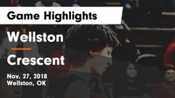 Wellston  vs Crescent  Game Highlights - Nov. 27, 2018