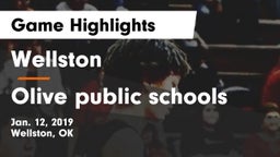 Wellston  vs Olive public schools Game Highlights - Jan. 12, 2019
