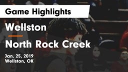Wellston  vs North Rock Creek Game Highlights - Jan. 25, 2019