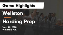 Wellston  vs Harding Prep  Game Highlights - Jan. 14, 2020