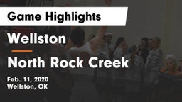 Wellston  vs North Rock Creek  Game Highlights - Feb. 11, 2020
