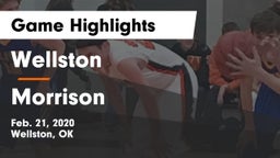 Wellston  vs Morrison  Game Highlights - Feb. 21, 2020
