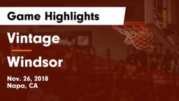 Vintage  vs Windsor  Game Highlights - Nov. 26, 2018