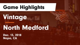 Vintage  vs North Medford Game Highlights - Dec. 13, 2018