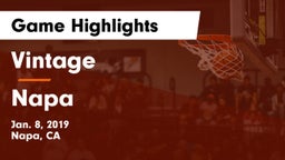 Vintage  vs Napa  Game Highlights - Jan. 8, 2019