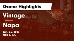 Vintage  vs Napa  Game Highlights - Jan. 26, 2019