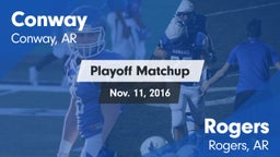 Matchup: Conway  vs. Rogers  2016