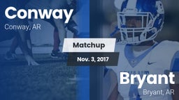 Matchup: Conway  vs. Bryant  2017