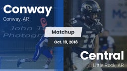 Matchup: Conway  vs. Central  2018