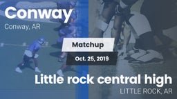 Matchup: Conway  vs. Little rock central high 2019