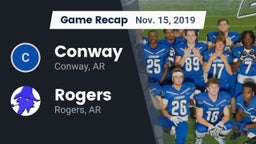 Recap: Conway  vs. Rogers  2019