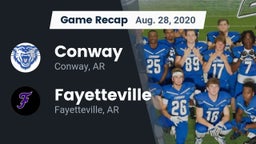Recap: Conway  vs. Fayetteville  2020