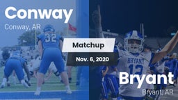 Matchup: Conway  vs. Bryant  2020