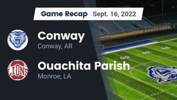 Recap: Conway  vs. Ouachita Parish  2022