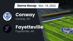Recap: Conway  vs. Fayetteville  2022