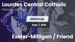 Matchup: Lourdes Central vs. Exeter-Milligan / Friend 2018