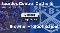 Matchup: Lourdes Central vs. Brownell-Talbot School 2018