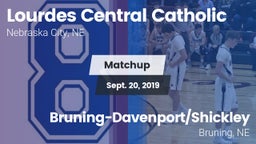 Matchup: Lourdes Central vs. Bruning-Davenport/Shickley  2019