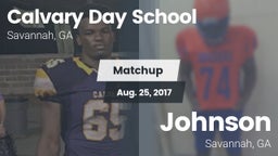 Matchup: Calvary Day High vs. Johnson  2017