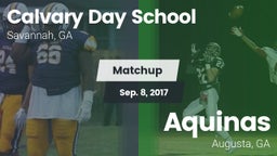 Matchup: Calvary Day High vs. Aquinas  2017