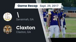 Recap: \ vs. Claxton  2017